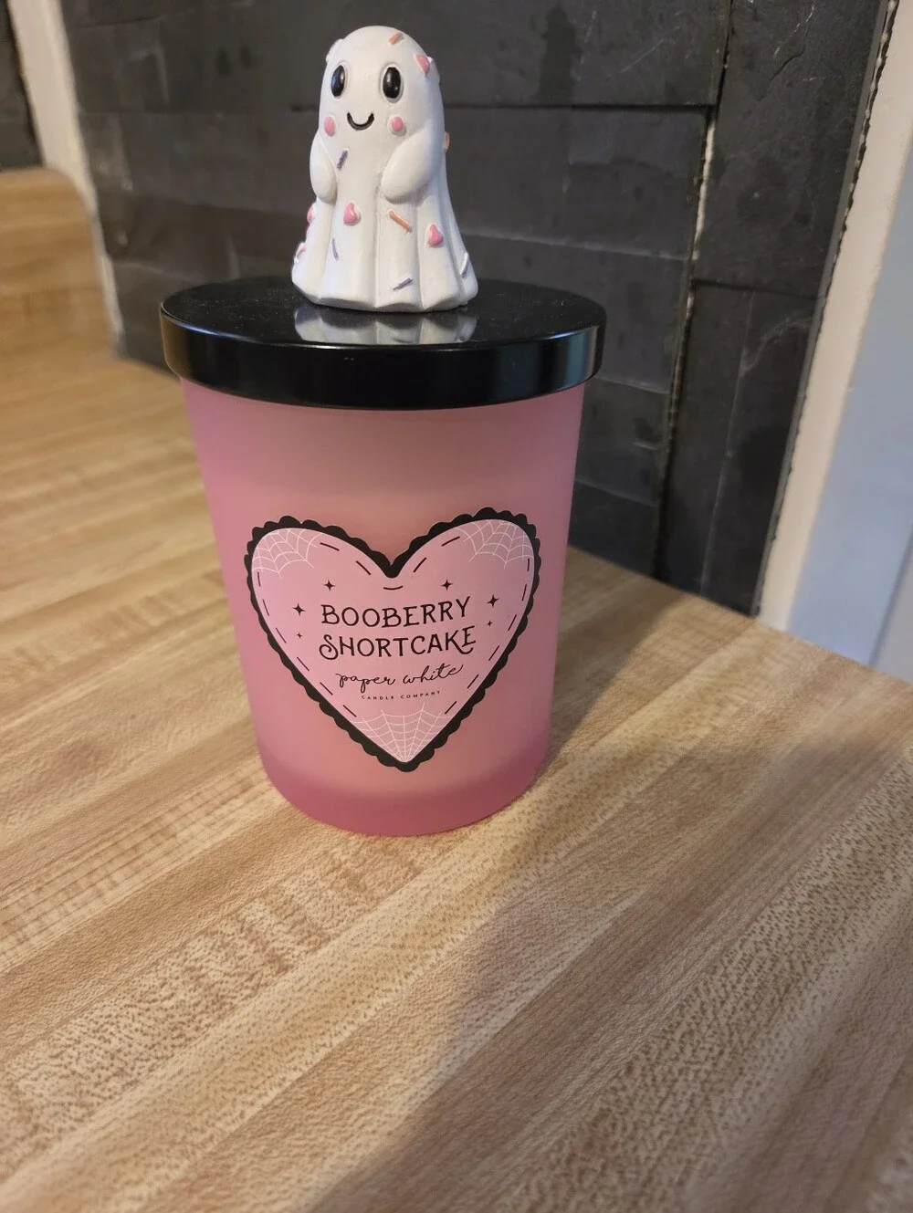 Booberry Shortcake NWT One Wick Candle W/Sprinkle Ghost